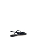 Jimmy Choo 'Belinda Sb Flat' Black Leather Ballet Flats Women