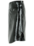 Courreges Black Cotton Blend Skirt Women