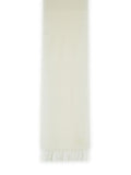 Max Mara 'Wsdalia' Optical White Cashmere Scarf Women