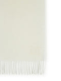 Max Mara 'Wsdalia' Optical White Cashmere Scarf Women