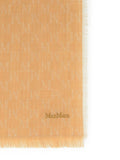 Max Mara 'Magico' Camel Virgin Wool Scarf Women