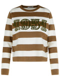 Max Mara 'Viterbo' Virgin Wool Hazelnut Sweater Women