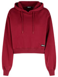 Rotate Burgundy Cotton Sweatshirt Women