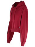 Rotate Burgundy Cotton Sweatshirt Women
