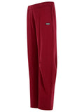 Rotate Pantalo In Burgundy Cotton Women