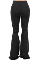 Rodeo Bell Bottom Blk/Brown- Inseam 34