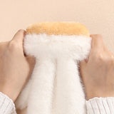 Plush Winter Warmth Fleece-lined Thickened Outdoor Cold-proof Windproof