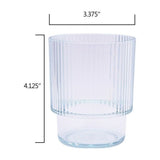 Better Homes & Gardens 14-Ounce Tritan Short Ribbed Tumbler, Clear