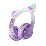 Gradient-colored Foldable Card-insert Wireless Bluetooth Headphones