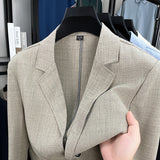 Trendy Breathable Casual Blazer For Spring And Autumn