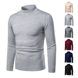 Mens Casual Half-neck Pullover Sweater