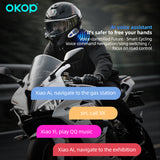 KP-292 Best-selling Premium Zinc Alloy Motorcycle Helmet Bluetooth Headset Waterproof Long Battery Life Music Playback In Stock