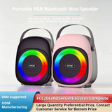 KP-857 Hot-Selling Mini Portable Bluetooth Speaker Wireless Outdoor Speaker With RGB Ambient Light Factory Stock Available