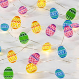 Rabbit Carrot Chick And Easter Egg Battery-Powered Copper Wire Lights For Easter Decorations