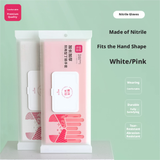 Nitrile gloves-pink-16 inches-L size-1 pair