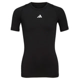 adidas Boys Moisture Wicking Techfit Compression Shirt Short Sleeve
