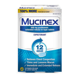 Mucinex 12-Hour Guaifenesin Extended-Release Bi-Layer Tablets
