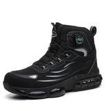 Men's Steel-toed Work Shoes Impact-resistant, Puncture-proof And Abrasion-resistant For Hiking