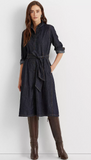 Lauren Ralph Lauren Denim A-Line Shirtdress – Dark Rinse Wash, Size 2