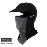 Sun-protective Breathable Ice-silk Headwear Windproof Face Mask For Sports