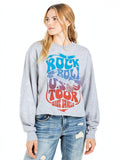 Love Tribe Juniors 1977 Rock N Roll Graphic T Shirt, Size Medium