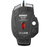 Everest SM-700 Wired Gaming Mouse - Customizable DPI, Optical Sensor, Black