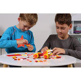 Plus Plus Construction Toy - 200 Piece Reusable Creative Building Blocks Set for Kids