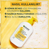 Garnier Vitamin C Brightening Facial Cleanser - 8.45 fl oz, Vegan & Sulfate-Free, Moisturizing & Brightening for Dull Skin