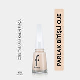Flormar Nail Enamel High-Pigment Nail Polish in White Dream 11ml