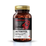 Actibiyol L-Arginine, CoQ10 & Ginseng Supplement Tablets: Boost Energy, Support Immunity & Heart Health - 90 Tablets