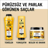 Gliss Oil Nutritive Hair Care Mask - Nourishing & Repairing Treatment with Marula Oil for Damaged Hair