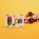 Steering Remote-Controlled Car DIY Kit, Educational STEM Toy