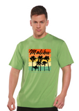Malibu Unisex Bamboo Viscose/Organic Cotton Short Sleeve Graphic T-Shirt