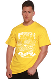 Motorcycles Men's Bamboo Viscose/Organic Cotton Short Sleeve Graphic T-Shirt