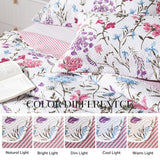 Kasentex Reversible Lightweight Floral Quilt Set - Soft All Season Bedspread Coverlet