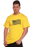 American Flag Men's Bamboo Short Sleeve Graphic T-Shirt