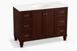 Kohler Damask®48 bathroom vanity cabinet