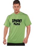 Spooky Mama Halloween Men's Bamboo Viscose/Organic Cotton Short Sleeve Graphic T-Shirt