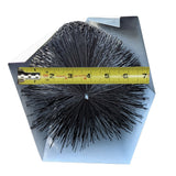 Commercial 7″ Gutter Size – 6.5″ Diameter Brush – Gutter Protection for Metal Bldg & Pole Barn Gutters