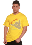 Ride The Wave Men's Bamboo Viscose/Organic Cotton Short Sleeve Graphic T-Shirt