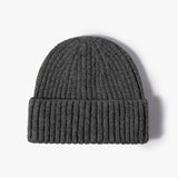 Knitted Cuff Short Fisherman Hat Mens Womens Winter Warm Beanie