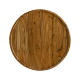 Drum Side Table With Tray Style Top