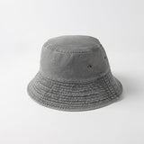 Personalized Distressed Simple Solid-Colored Bucket Hat