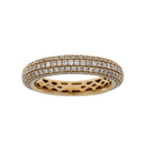 1.00ct Diamond Wedding Band Ring 14KT Rose Gold