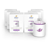 Dove Nourishing Foaming Hand Wash Touchless Dispenser Refill Lavender and Chamomile Moisturizing Hand Wash for Lasting Nourishment 10.1 oz 6-pack
