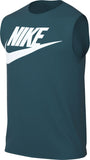 Nike Mens Sportswear Americana Statement Tank Top (US Alpha Large Regular Regular Geode Teal/White)