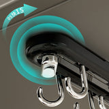 Row-mounted Rotating Universal Suction Cup Hook