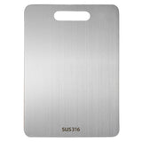 304 Stainless Steel Cutting Board, 316 Large Double-Sided Mold-Proof Chopping Board For Home Kitchen, Cutting & Rolling Dough, Cross-Border Labeling