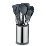 Non-stick Cookware Spatula And Spoon Rotating Storage Bucket Set