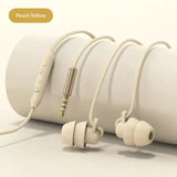 Wired In-ear Sleep Headphones For Noise Isolation, Suitable For Side Sleeping